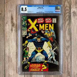 X-Men #39 CGC 8.5 WP Debut of new X-Men suits, Origin of Cyclops (Cert 1010)