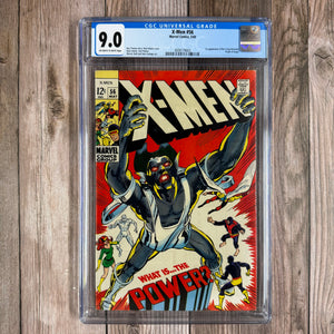 X-Men #56 CGC 9.0 1st appearance of Havok (without costume), The Living Pharaoh becomes the Living Monolith, Origin of Angel (Cert 9003)