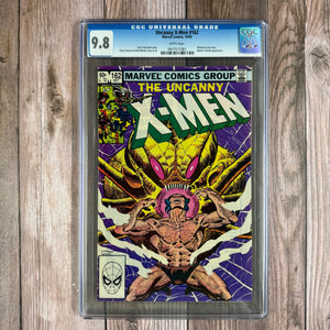 Uncanny X-Men #162 CGC 9.8 WP Wolverine Solo Story, Star Sharks Debut (Cert 1061)