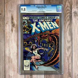 Uncanny X-Men #163 CGC 9.8 WP Origin of Binary  (Cert 6053)