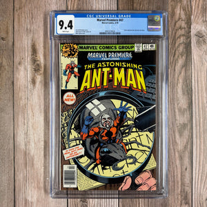 Marvel Premiere #47 CGC 9.4 WP 1st Appearance of Scott Lang, Cassie Lang and Darren Cross (Cert 4024)