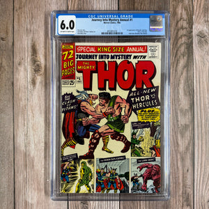 Journey Into Mystery Annual #1 CGC 6.0 1st Appearance of Hercules and Zeus (Cert 1018)