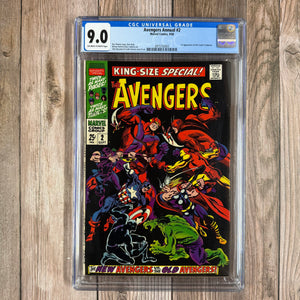 Avengers Annual #2 CGC 9.0 1st Appearance of Scarlet Centurion (Cert 2003)