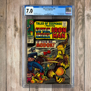 Tales of Suspense #94 CGC 7.0 1st Appearance of M.O.D.O.K. (Cert 0003)