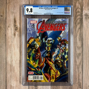 All-New, All-Different Avengers #1 CGC 9.8 WP 1st Appearance of Mister Gryphon (Cert 0002)