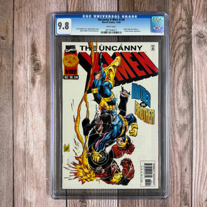 Uncanny X-Men #339 CGC 9.8 WP Adam Kubert cover art (Cert 6017)