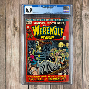 Marvel Spotlight #4 CGC 6.0 1st Appearance of the Darkhold and Buck Cowan (Cert 8003)