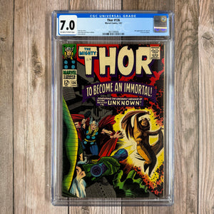 Thor #136 CGC 7.0 2nd Appearance of Lady Sif (1st as an adult) (Cert 0006)