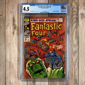 Fantastic Four Annual #6 CGC 4.5 1st Appearance of Annihilus and Franklin Richards (Cert 5006)
