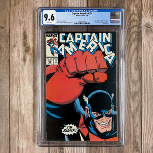 Captain America #354 CGC 9.6 WP 1st Full Appearance and Cover of John Walker as U.S. Agent (Cert 6003)