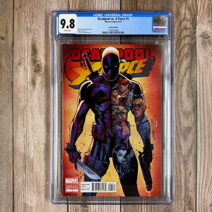 Deadpool vs X-Force #1 CGC 9.8 WP 1:25 Variant Cover Art by J. Scott Campbell (Cert 5008)