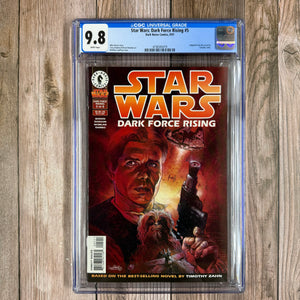 Star Wars: Dark Force Rising #5 CGC 9.8 WP Cover art by Mathieu Lauffray (Cert 5019)