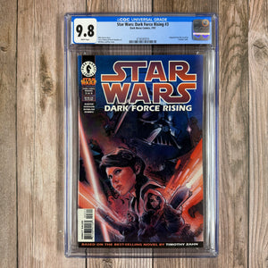 Star Wars: Dark Force Rising #3 CGC 9.8 WP Cover art by Mathieu Lauffray (Cert 5016)
