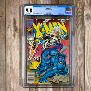 X‑Men #1 CGC 9.8 WP First team appearance of X-Men Blue &amp; Gold squads, NEWSSTAND EDITION (Cert 2008)
