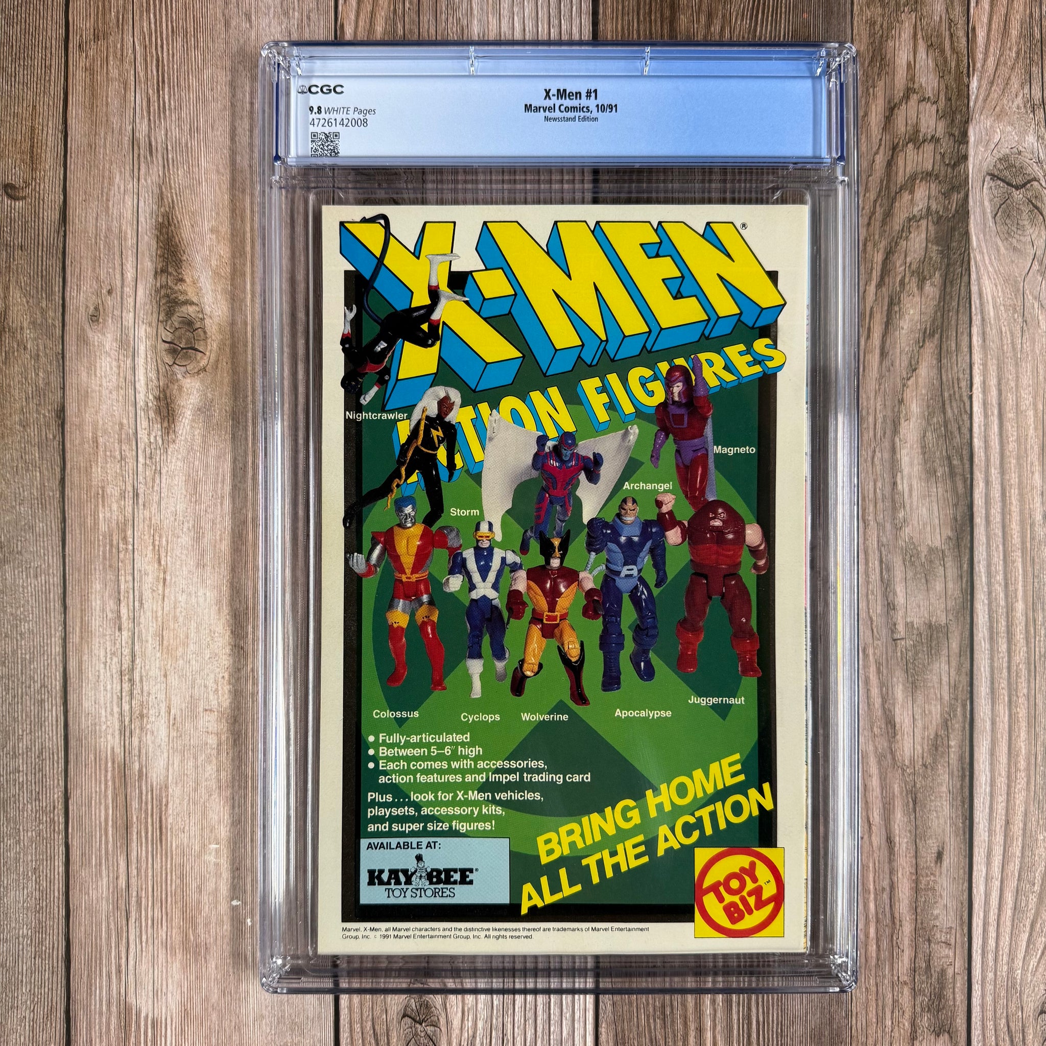 X‑Men #1 CGC 9.8 WP First team appearance of X-Men Blue & Gold