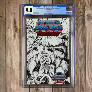 He‑Man and the Masters of the Universe #1 CGC 9.8 WP Sketch Cover Cover and interior art by Philip Tan  (Cert 5005)