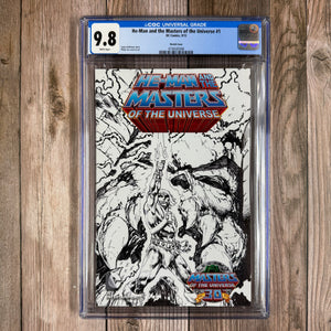 He‑Man and the Masters of the Universe #1 CGC 9.8 WP Sketch Cover Cover and interior art by Philip Tan  (Cert 5006)