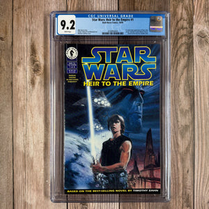 Star Wars: Heir to the Empire #1 CGC 9.2 WP 1st appearance of Admiral Thrawn & Mara Jade (cert 6004)