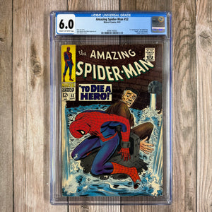 Amazing Spider-Man #52 CGC 6.0 1st appearance of Joe Robertson (Robbie), 3rd appearance of Kingpin, Cover art by John Romita (Cert 0003)
