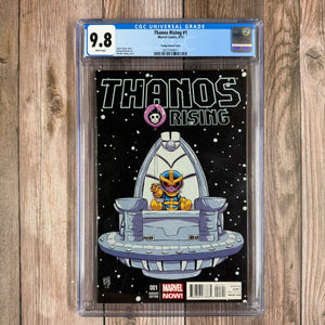 Thanos Rising #1 CGC 9.8 WP Variant Cover Art by Skottie Young (Cert 4011) *