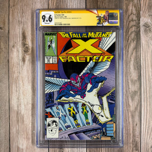 X-Factor #24 CGC 9.6 WP Custom Label, SS Signed by Louise Simonson and Walt Simonson 1st Cover Appearance of Angel as Death (Cert 1001)