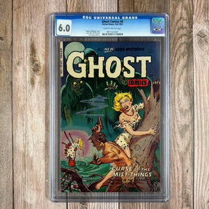 Ghost Comics #8 CGC 6.0 CLASSIC Cover Art by Maurice Whitman (Cert 2001)