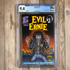 Evil Ernie #1 CGC 9.4 WP 1st Appearance of Evil Ernie, Lady Death (Cert 2004)
