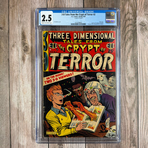 3-D Tales From the Crypt of Terror #2 CGC 2.5 Formerly Titled Three Dimensional EC Classics (Cert 8002)