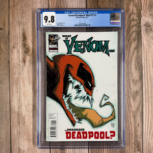 Venom Deadpool What If? #1 CGC 9.8 WP ICONIC Cover Art by Skottie Young (Cert 2006)