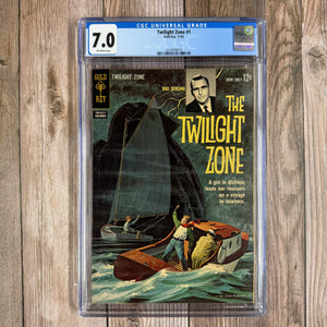 Twilight Zone #1 CGC 7.0 Premiere issue of the first ongoing comic book series based on the TV series (Cert 9018)