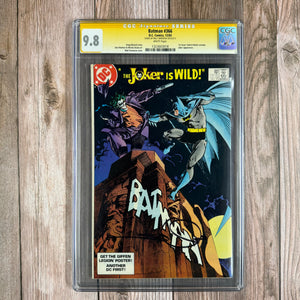 Batman #366 CGC 9.8 WP SS Signed by Walt Simonson , 1st Appearance of Jason Todd in Robin Costume (Cert 3018)