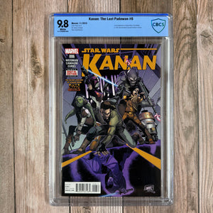 Star Wars: Kanan - The Last Padawan #6 CBCS 9.8 WP 1st Full Appearance of Sabine Wren, Ezra Bridger and Hera Syndulla (Cert 004)