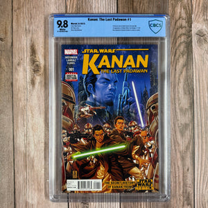 Star Wars: Kanan - The Last Padawan #1 CBCS 9.8 1st Appearance of Kanan Jarrus, 1st cameo appearance of  Sabine Wren, Ezra Bridger and Hera Syndulla (Cert 004)