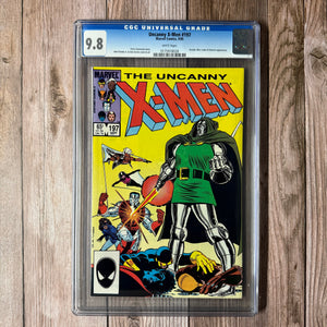 Uncanny X-Men #197 CGC 9.8 WP CLASSIC Cover Art by John Romita Jr.   (Cert 8028)