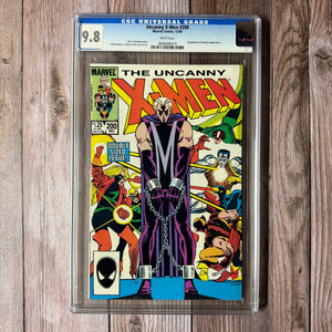 Uncanny X-Men #200 CGC 9.8 WP ‘Trial of Magneto’, Magneto Becomes Headmaster  (Cert 8019)