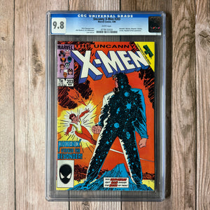 Uncanny X-Men #203 CGC 9.8 WP Cover Art by John Romita Jr. and Al Williamson (Cert 2020)