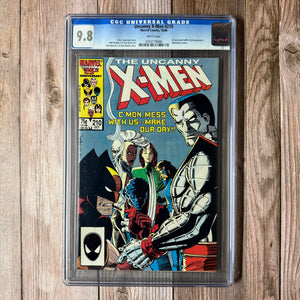 Uncanny X-Men #210 CGC 9.8 WP 1st Cameo Appearance of The Marauders (Cert 8006)