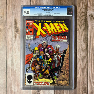 Uncanny X-Men #219 CGC 9.8 WP Havok Joins the X-Men (Cert 6007)