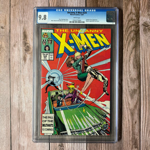 Uncanny X-Men #224 CGC 9.8 WP With Mutant registration form insert. (Cert 3004)