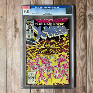 Uncanny X-Men #226 CGC 9.8 WP Storm’s Powers Restored, Fall of the Mutants (Cert 8005)