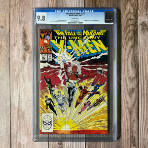 Uncanny X-Men #227 CGC 9.8 WP 1st Full Appearance of Adversary, Fall of the Mutants (Cert 8016)