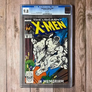 Uncanny X-Men #228 CGC 9.8 WP Cover Art by Rick Leonardi and Terry Austin (Cert 3015)