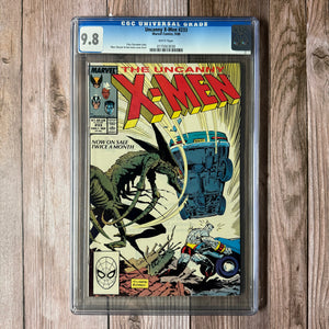 Uncanny X-Men #233 CGC 9.8 WP Cover Art by Marc Silvestri & Dan Green (Cert 3030)
