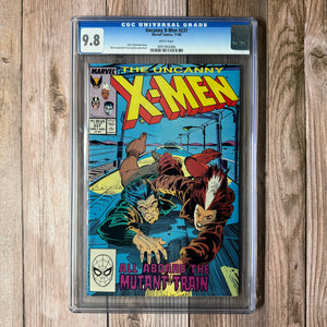 Uncanny X-Men #237 CGC 9.8 WP Cover Art by Rick Leonardi and Terry Austin (Cert 5006)