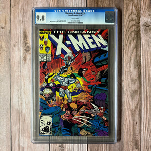 Uncanny X-Men #238 CGC 9.8 WP Cover Art by Marc Silvestri and Dan Green (Cert 3013)