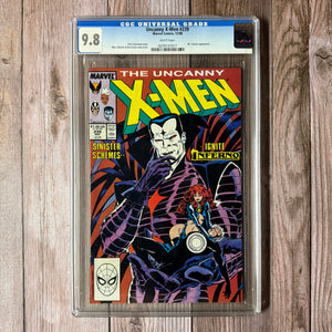 Uncanny X-Men #239 CGC 9.8 WP 1st cover appearance of Mr. Sinister (Cert 1017)