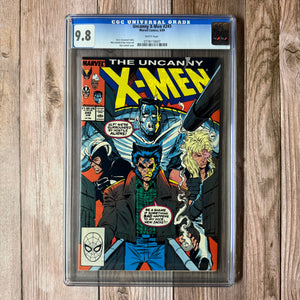 Uncanny X-Men #245 CGC 9.8 WP Parody of DC Invasion, Multiple Sci-Fi Cameos (Cert 9007)