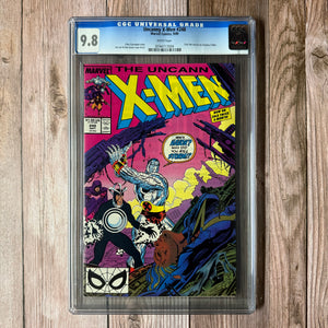 Uncanny X-Men #248 CGC 9.8 WP First Published X-Men Artwork by Jim Lee (Cert 7004)
