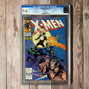 Uncanny X-Men #249 CGC 9.8 WP 1st Appearance of Whiteout (Cert 5038)