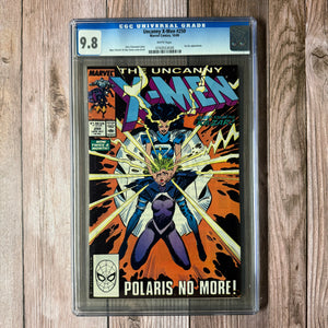 Uncanny X-Men #250 CGC 9.8 WP 1st Appearance of Worm, Savage Land Storyline (Cert 3030)